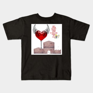 chained heart Kids T-Shirt